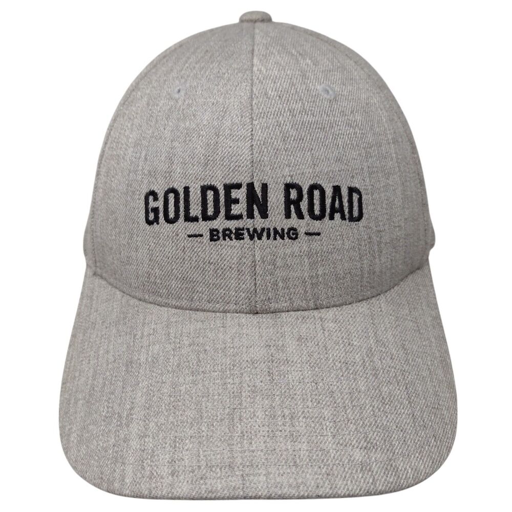 Golden Road Brewing Snapback Hat Gray OSFA Solid Embroidered Yupoong